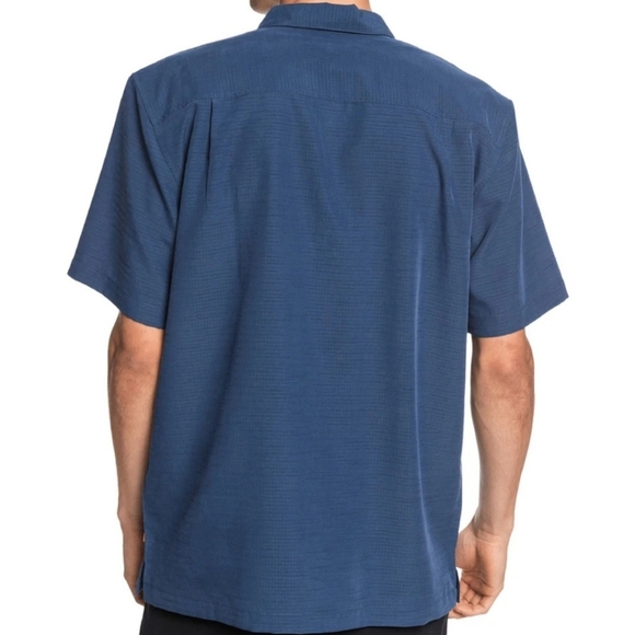 Quik Silver Centinela Premium Anti Wrinkle Comfort Fit Button Up Shirt Size XXL - Picture 2 of 7